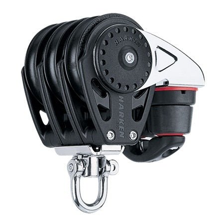 Harken 57mm Carbo Block, 3-scheibig mit Klemme